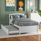 Platform Bed Wood Bed Frame With Trundle - Furniture Home Direct