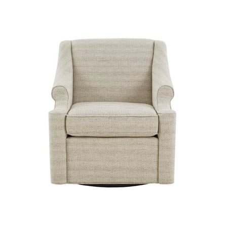 Justin - Swivel Glider Chair With 360 Degree Rotation - Tan - Furniture Home Direct