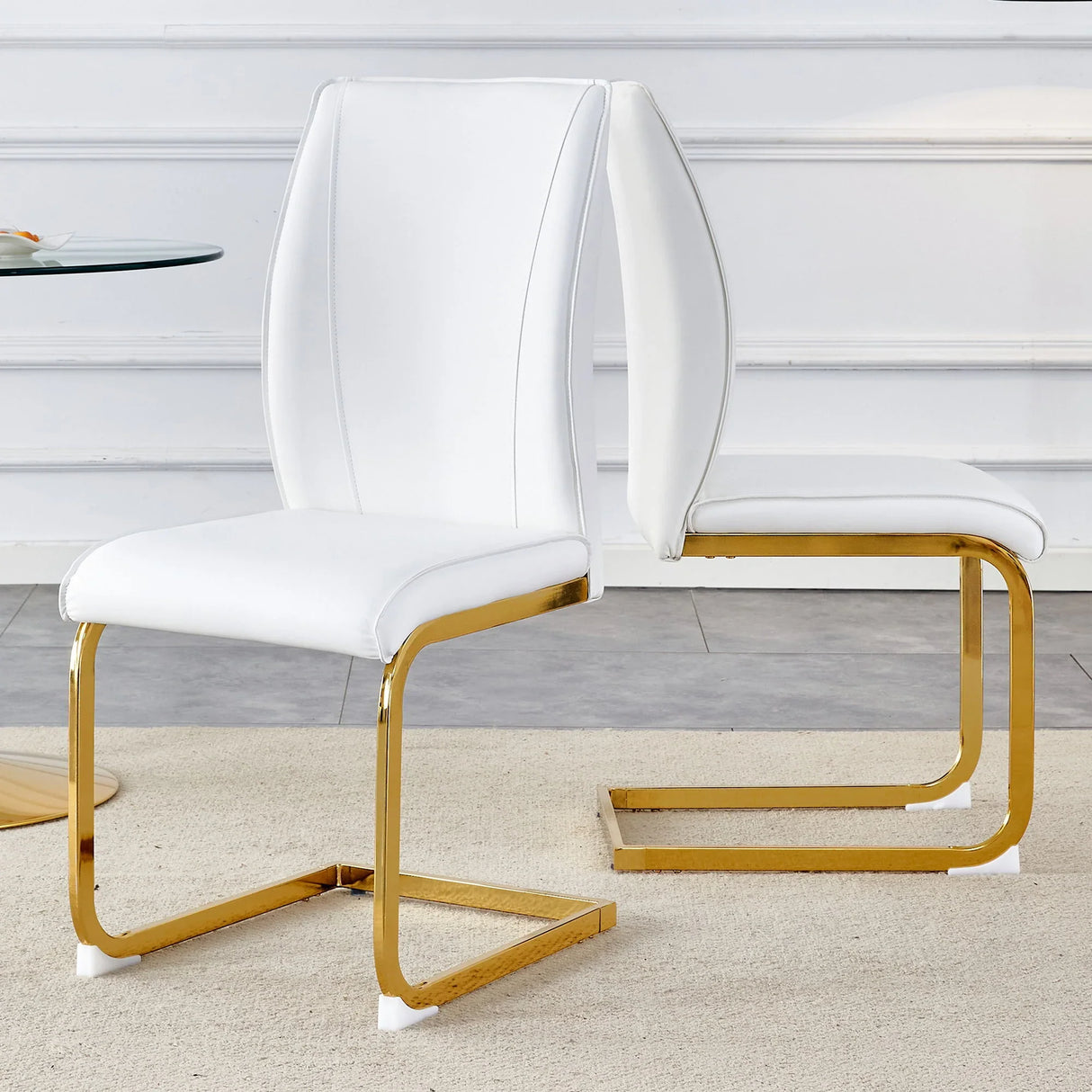 Luxury Simple Arch Chair With Arched Leg - Furniture Home Direct