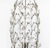Crystal - Buds Contemporary Uplight Lamp - Polished Nickel / Clear Crystal - Furniture Home Direct