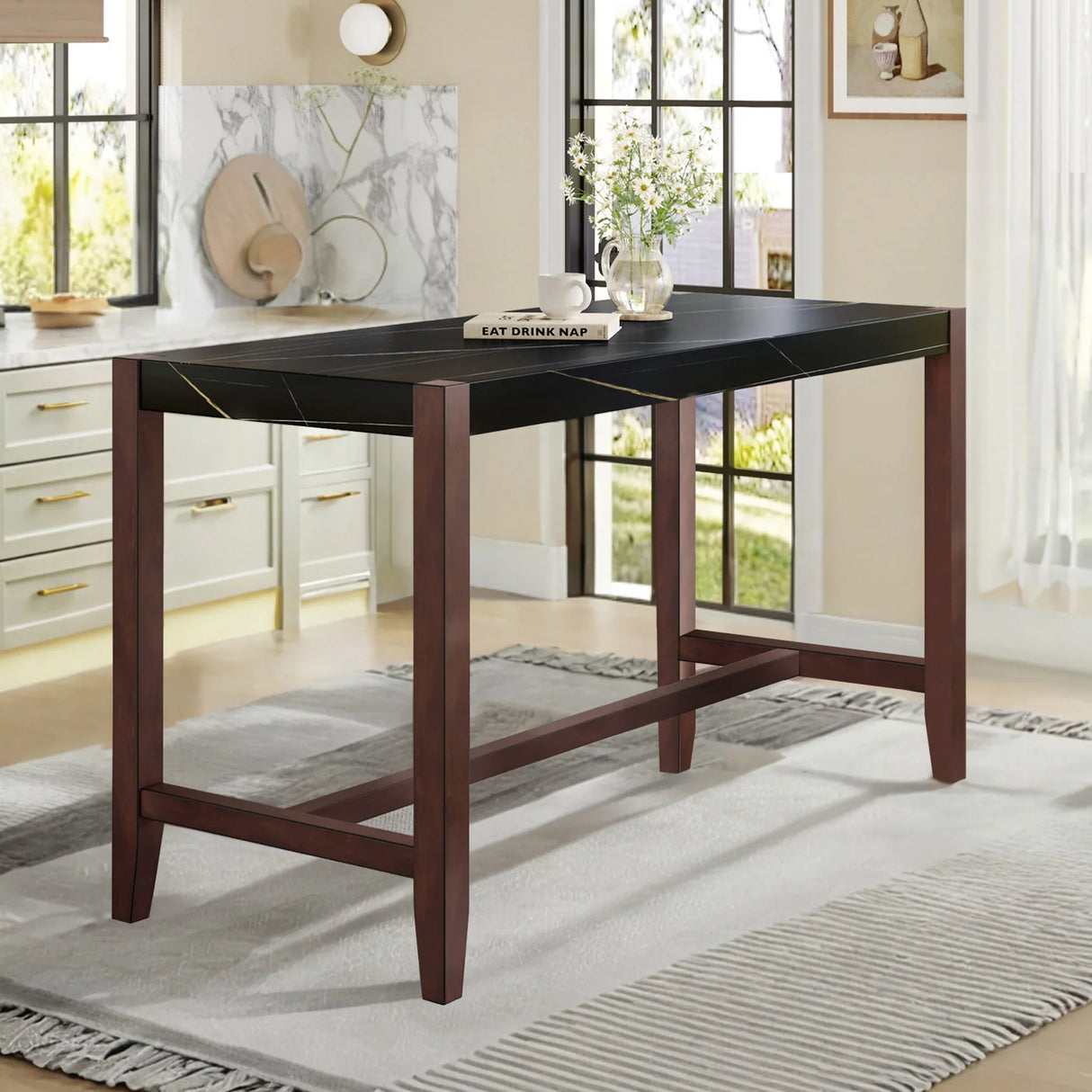 Counter Height Bar Table For Kitchen - Furniture Home Direct
