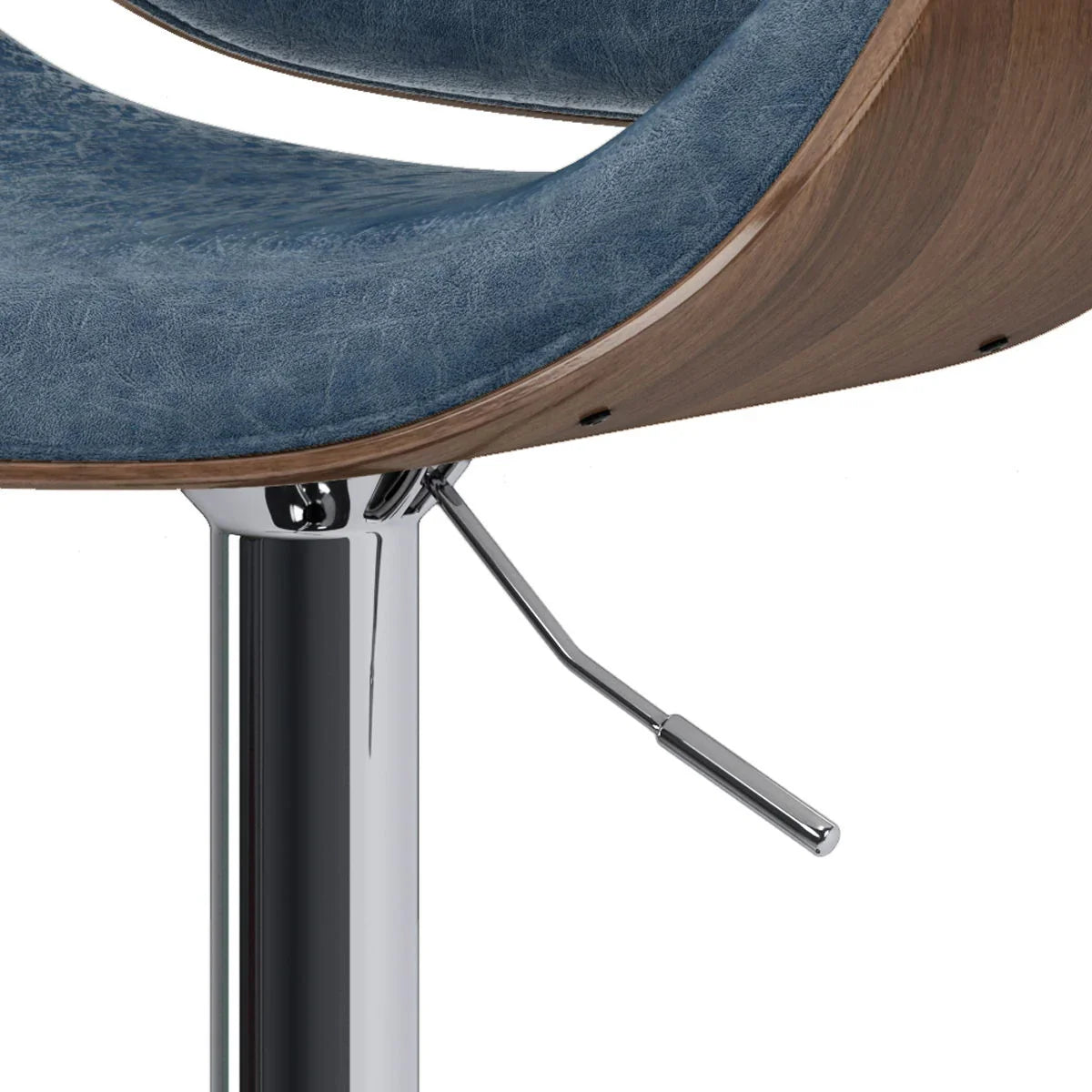 Marana - Multifunctional Handcrafted Bentwood Adjustable Swivel Bar Stool - Furniture Home Direct