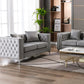 Lorreto - Velvet Loveseat - Furniture Home Direct