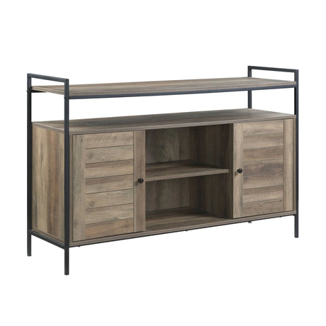 Baina - Rustic TV Stand - Oak - Furniture Home Direct