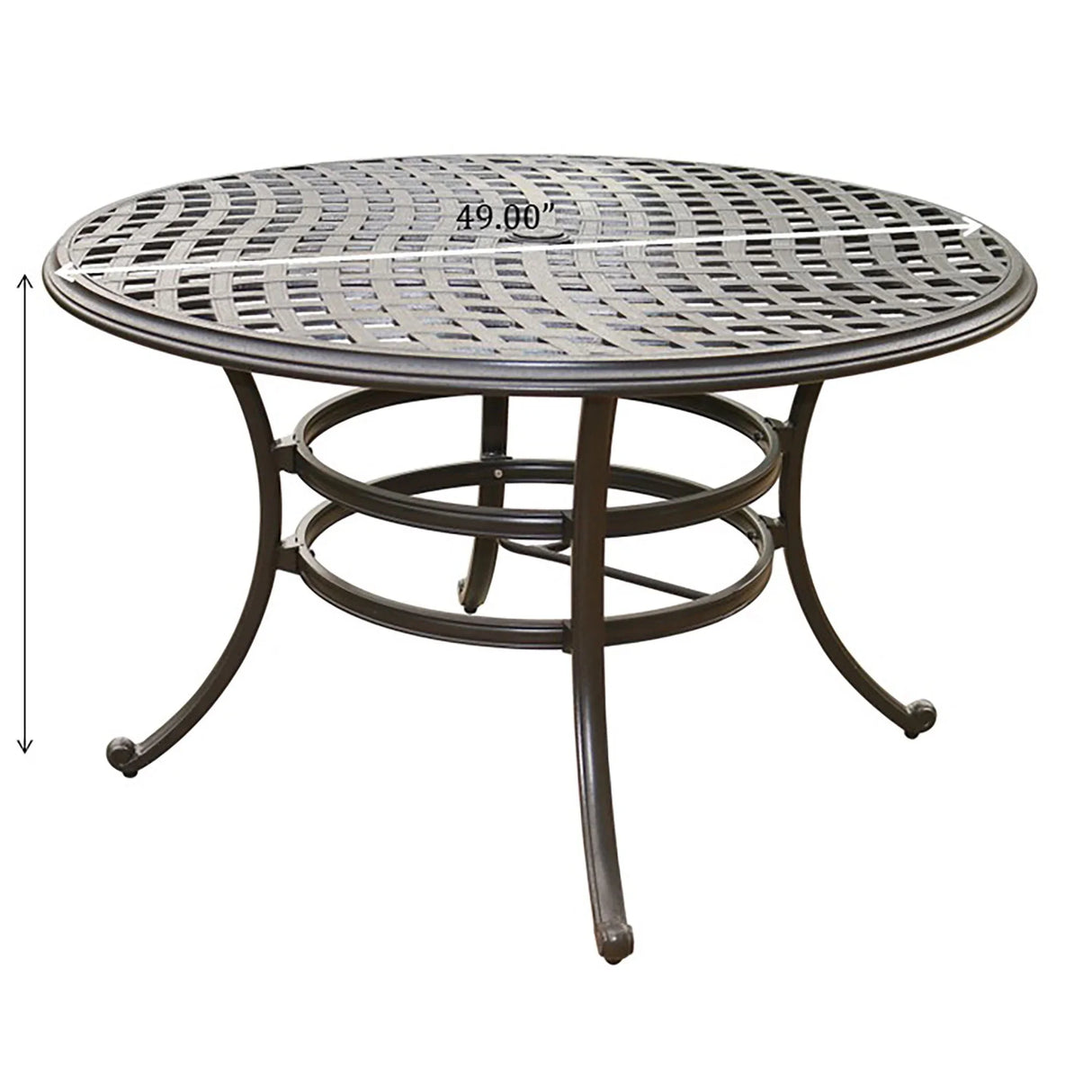 Aluminum Round Dining Set - Furniture Home Direct