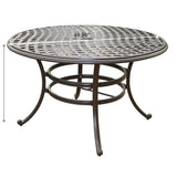 Aluminum Round Dining Set - Furniture Home Direct
