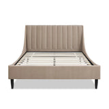 Aspen - Vertical Tufted Modern Headboard Platform Bed Set - Furniture Home Direct