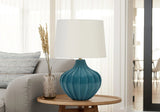 Lighting, Table Lamp, Ceramic, Transitional - Blue - Furniture Home Direct