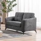 Callie - Woven Fabric Loveseat - Furniture Home Direct