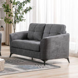Callie - Woven Fabric Loveseat - Furniture Home Direct