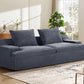 Nimbus - Oversized Full Foam 4 Seater Couch For Living Room Upholstered In Soft Corduroy, Wide Armrests - Furniture Home Direct
