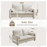 Modern Minimalist Down Filled Sofa - Furniture Home Direct
