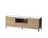 Modern TV Stand With LED Lights Entertainment Center TV Cabinet With Storage For Up To 75" For Gaming Living Room Bedroom - Furniture Home Direct