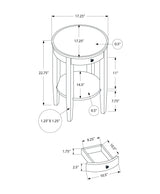 Accent Table, 2 Tier, Transitional - Espresso - Furniture Home Direct