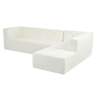 Modular Combination Living Room Sofa Set, Modern Minimalist Sofa, Living Room Upholstered Sofa Bed, Bedroom, 2 Pieces Computer Free Combination, L - Shaped - Furniture Home Direct