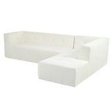 Modular Combination Living Room Sofa Set, Modern Minimalist Sofa, Living Room Upholstered Sofa Bed, Bedroom, 2 Pieces Computer Free Combination, L - Shaped - Furniture Home Direct