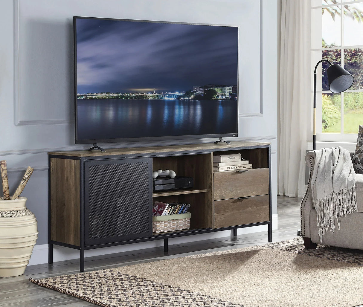 Nantan - Rustic TV Stand - Furniture Home Direct