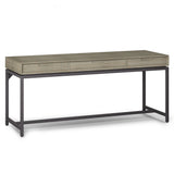 Banting - Mid Century Wide Desk, Handcrafted - Furniture Home Direct