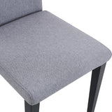 Dining Set Modern With Marble Top Table For Six Gray - Furniture Home Direct