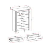 Lorenzo - Chest With Hidden Jewelry Compartment And Bar Handle - Silver - Furniture Home Direct
