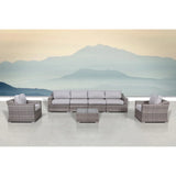 Outdoor Wicker Conversation Set With Cushions, All Weather - Furniture Home Direct
