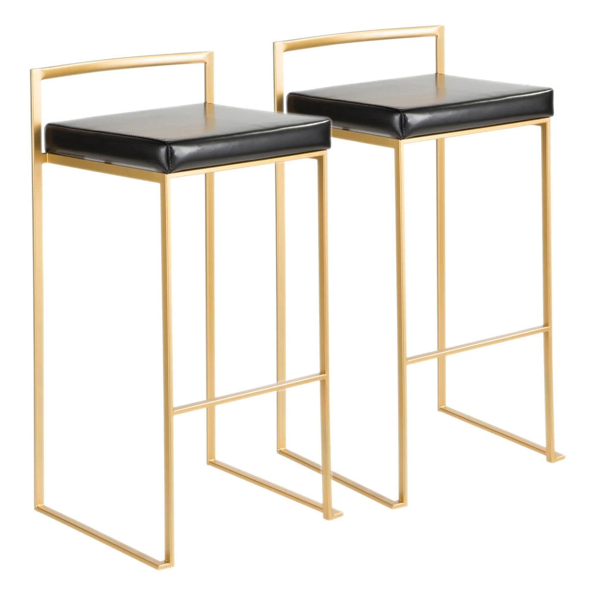 Fuji - Contemporary / Glam & Quality Construction Barstool - Furniture Home Direct