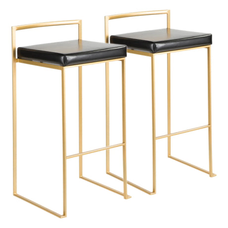 Fuji - Contemporary / Glam & Quality Construction Barstool - Furniture Home Direct