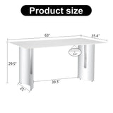 Dining Set 7 Piece Marble Top Table And Chairs White - Furniture Home Direct