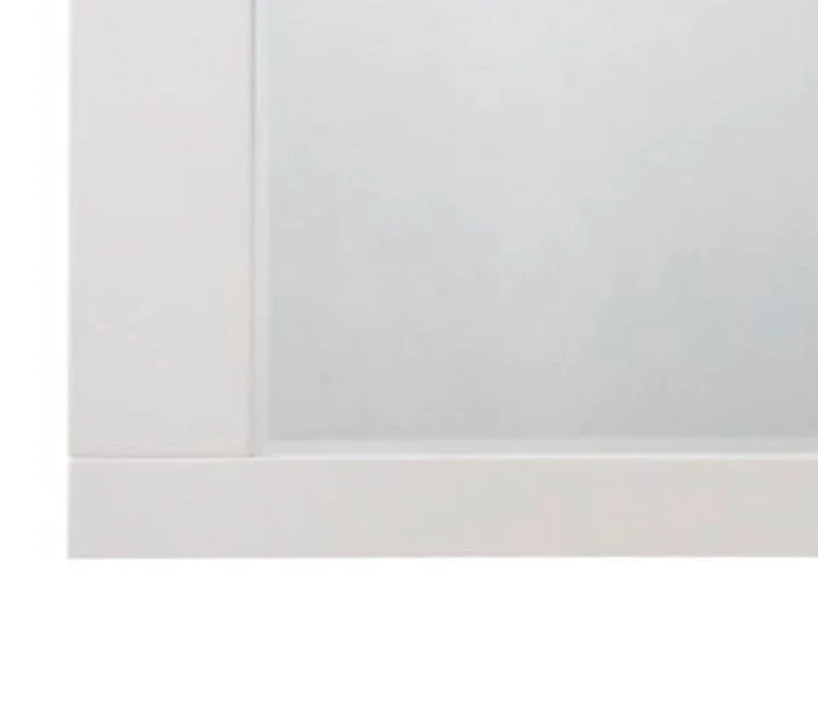 Naima II - High Gloss Mirror - White - Furniture Home Direct