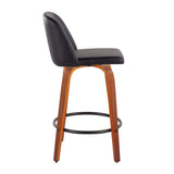 Toriano - Mid Century Modern, Counter Stool (Set of 2) - Furniture Home Direct