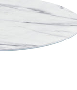 Circa - 17.5" End Table With Marble Textured Top - Furniture Home Direct