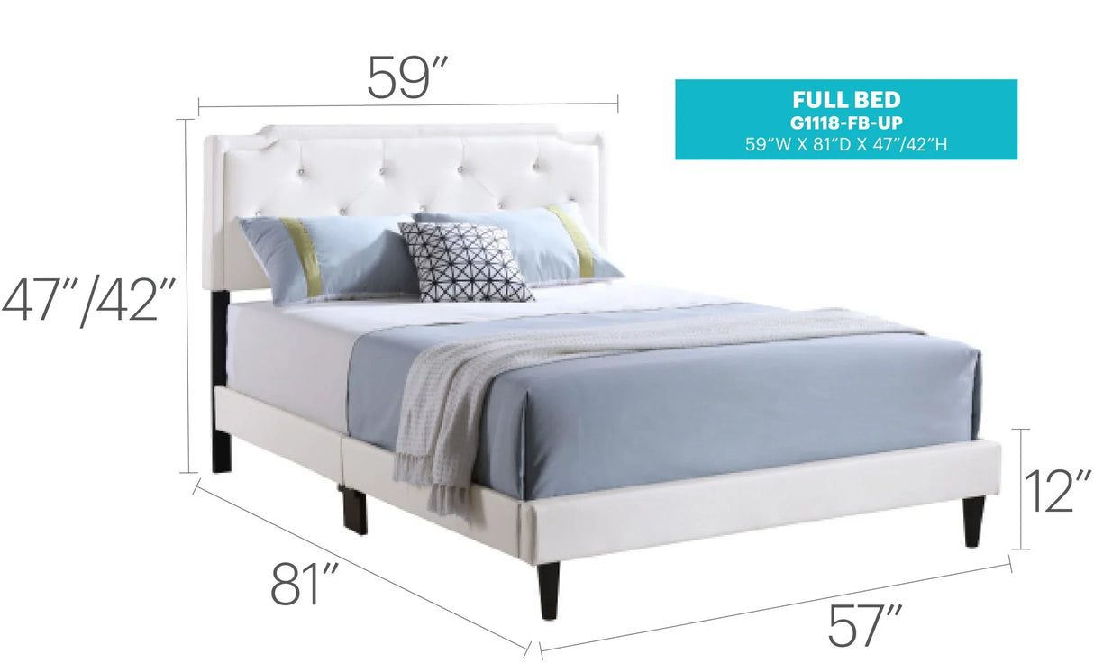 Button Tufted Bed Charming For Cozy Spaces - Furniture Home Direct