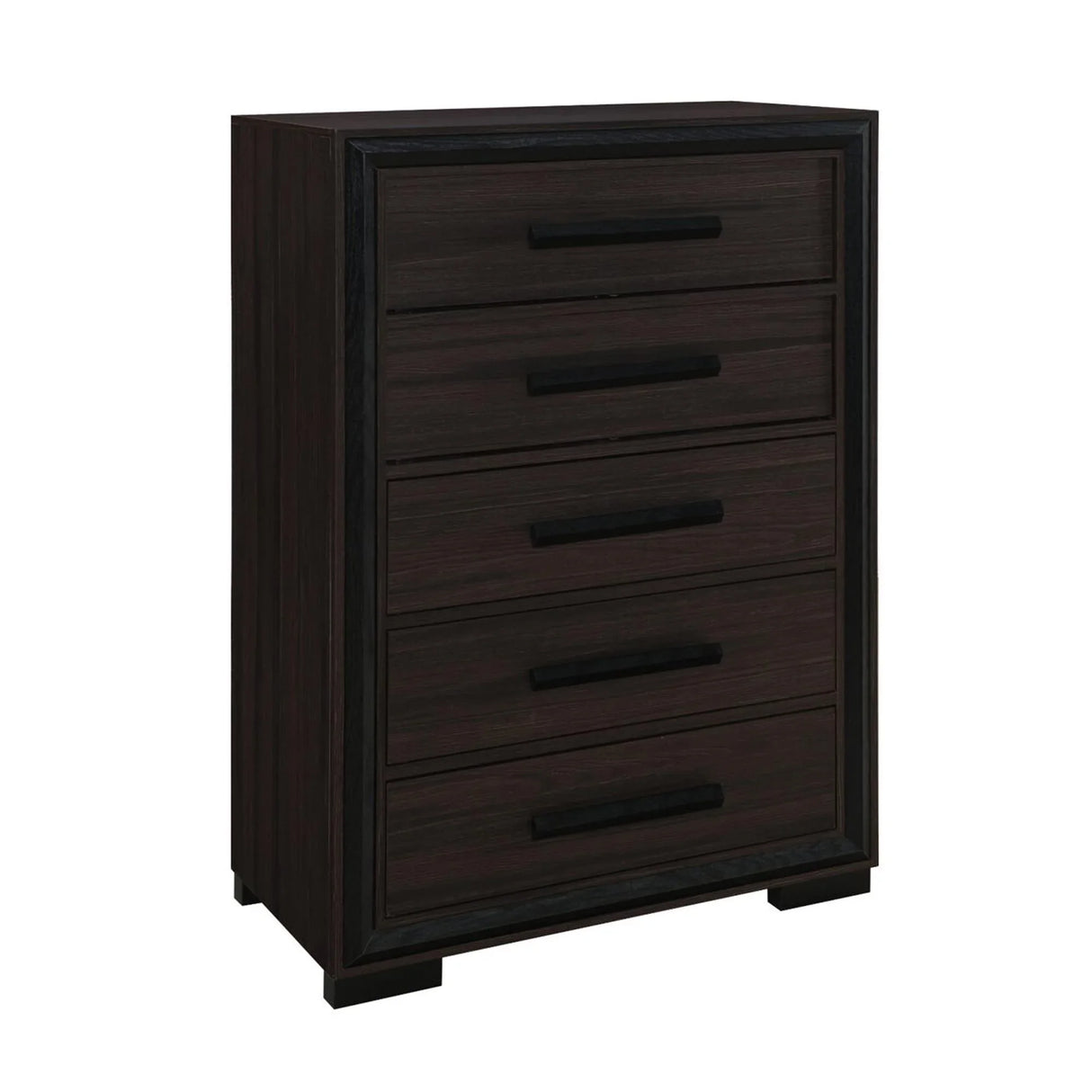 Queen Bedroom Set With Bed Dresser Mirror Nightstand Brown - Furniture Home Direct