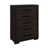 Queen Bedroom Set With Bed Dresser Mirror Nightstand Brown - Furniture Home Direct