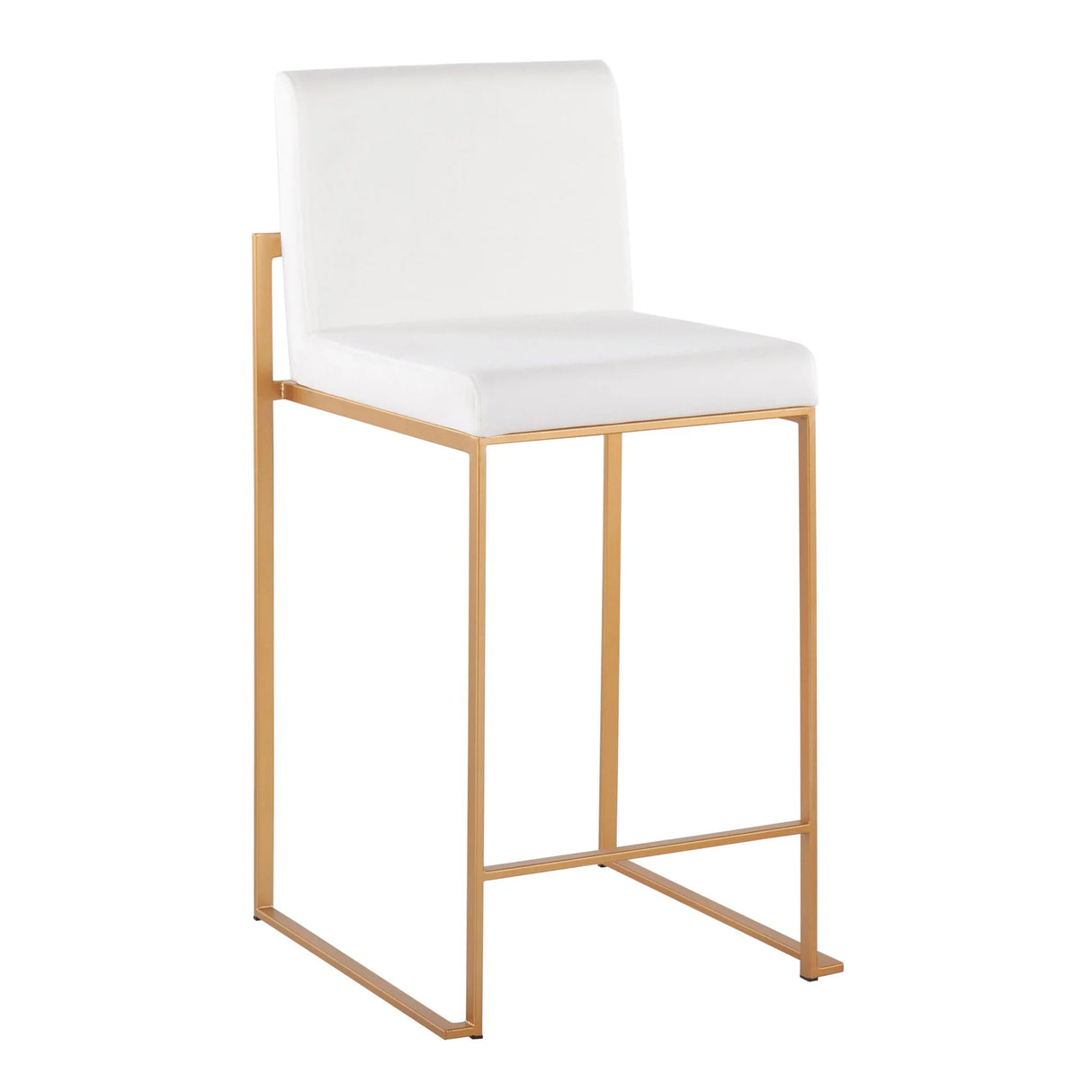 Fuji - Contemporary High Back Stylish Counter Stool - Furniture Home Direct