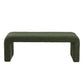 Modern Contemporary Boucle Waterfall Bench - Furniture Home Direct