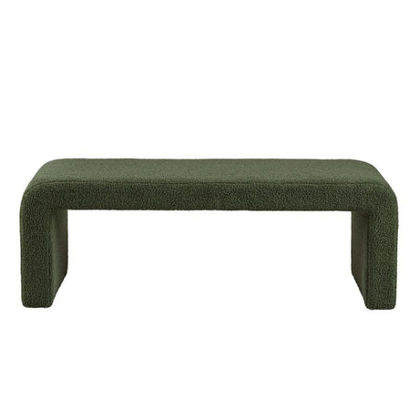 Modern Contemporary Boucle Waterfall Bench - Furniture Home Direct