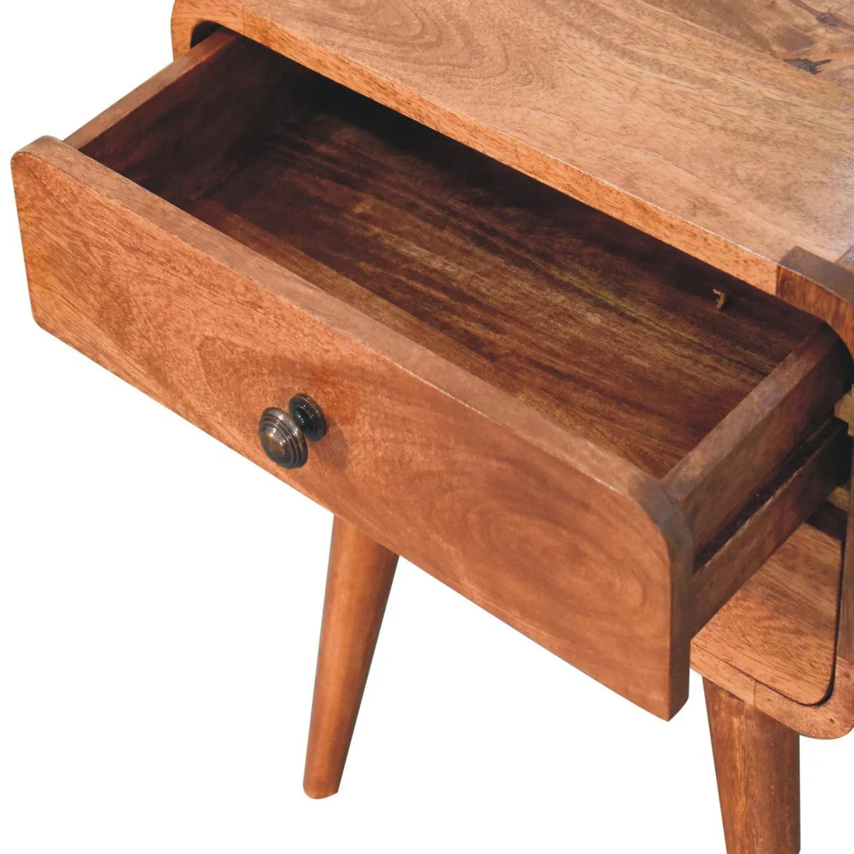 Curved Nightstand, - Furniture Home Direct