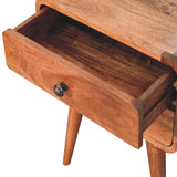 Curved Nightstand, - Furniture Home Direct
