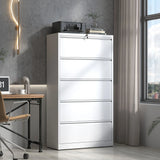 Premium Drawer Metal Lateral File Cabinet With Lock - Furniture Home Direct