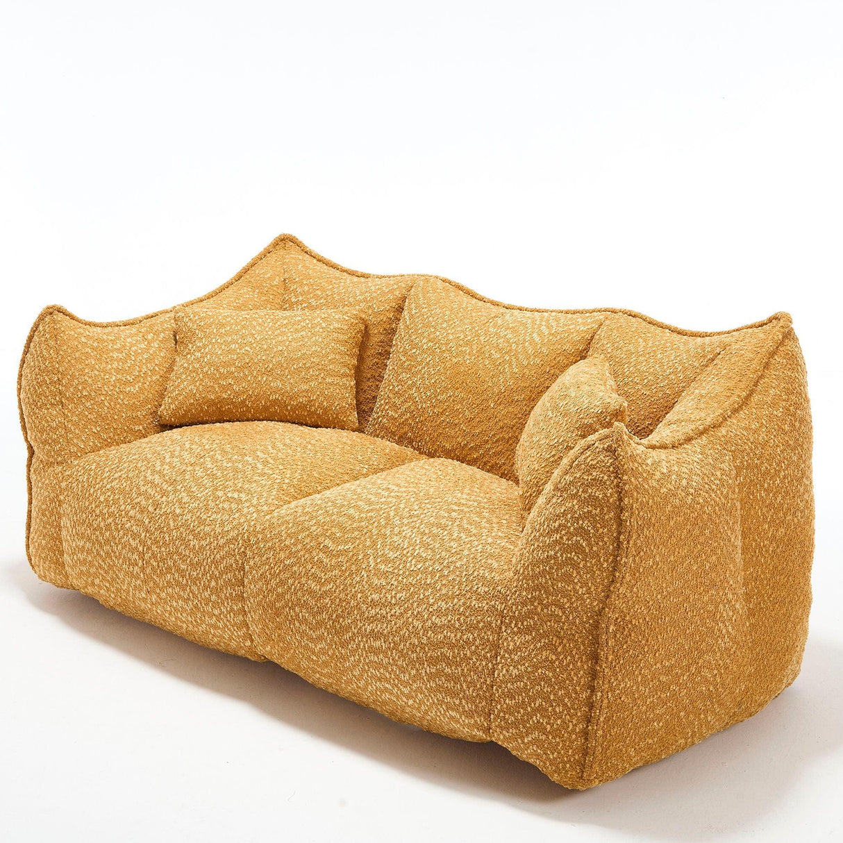 Comfortable Dual Beanbag Chair With High Resilience Foam Core For 2 People - Furniture Home Direct