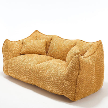Comfortable Dual Beanbag Chair With High Resilience Foam Core For 2 People - Furniture Home Direct