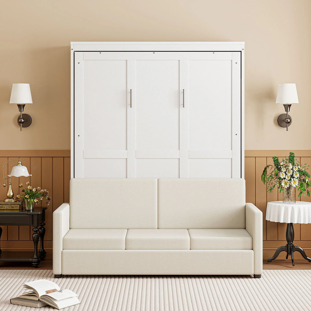 Murphy Wall Bed With Cushion - Furniture Home Direct