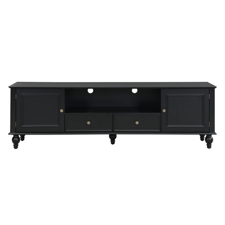 TV Stand For TVs Up To 80", Entertainment Center With Open Compartment - Furniture Home Direct