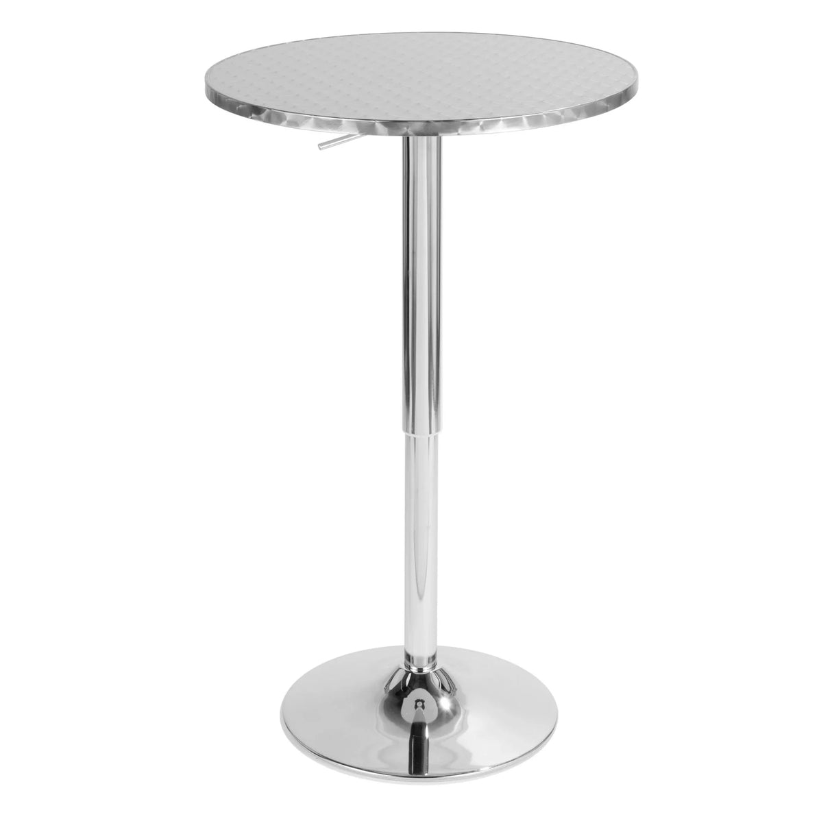 Ale - 3 Piece Bar Set Bistro Round Contemporary Adjustable Oval Footrest - Furniture Home Direct