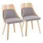Anabelle - Mid Century Modern Dining Chair (Set of 2) - Furniture Home Direct