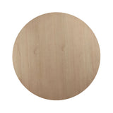 Caspian - 5 Piece Round Dining Table Set With Chairs - Oak - Furniture Home Direct