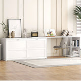 Bedroom Bundle - Queen Murphy bed + Area Rug + Office Chair - Furniture Home Direct