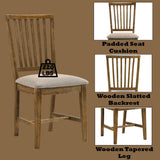Wallace II - Side Chair (Set of 2) - Oak / Tan - Furniture Home Direct