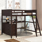 Loft Bed With Drawers With Desk And Shelves - Furniture Home Direct